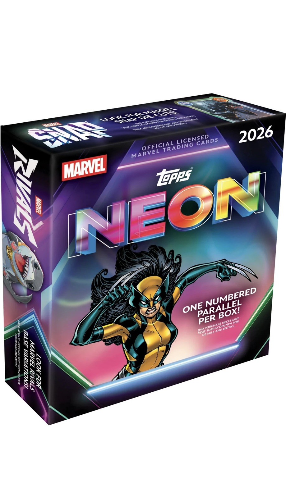 2026 Topps Neon Marvel - Sealed Mega Box (PRE-ORDER)