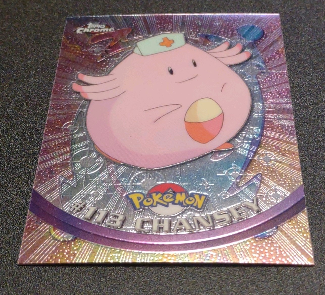 Topps 2000 Topps Chrome Pokémon TV Animation Edition #113 Chansey Holochrome