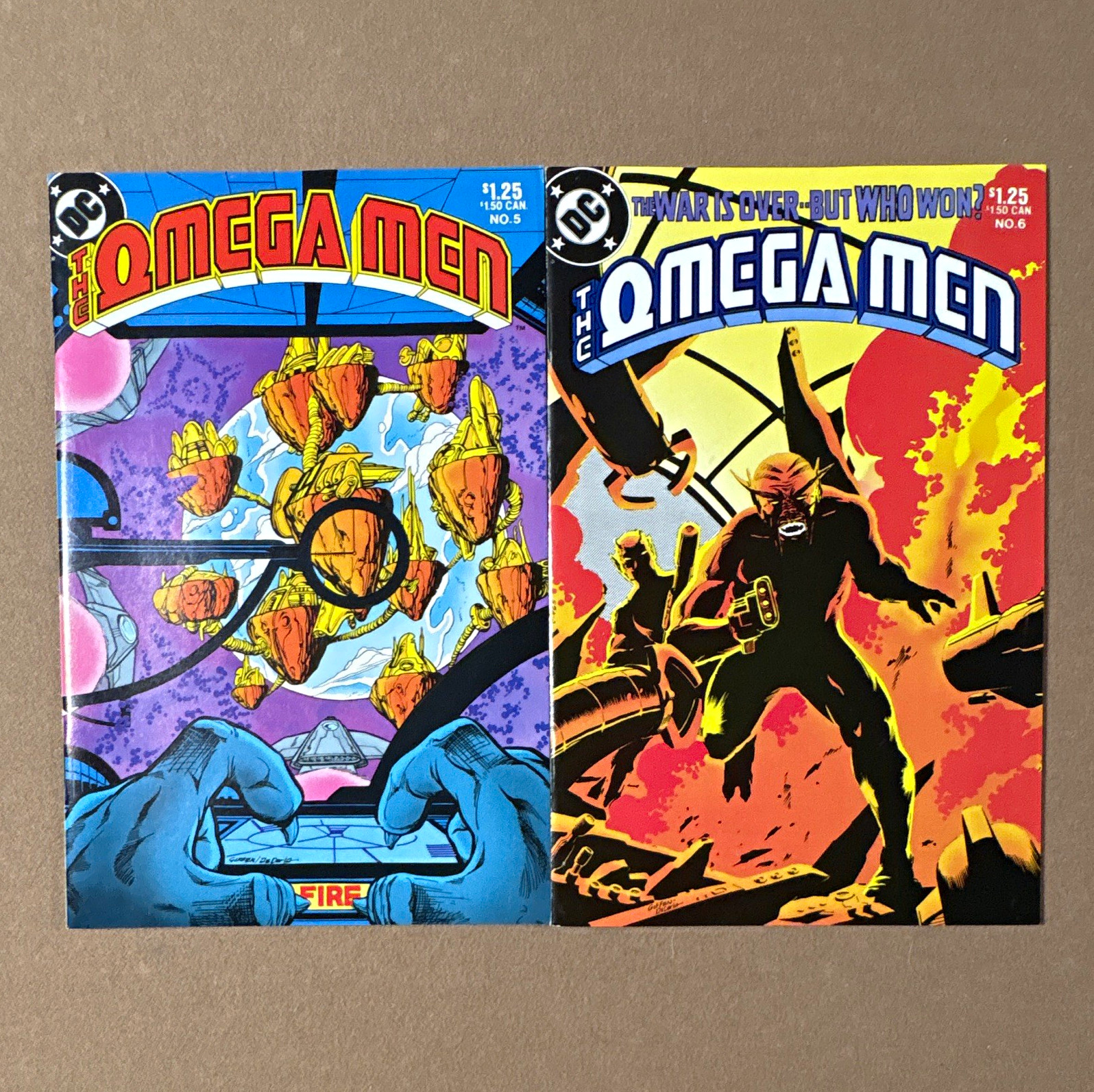 The Omega Men #5-6 (1983 DC) Comic Lot of 2 First Printing Copper Age Very Nice