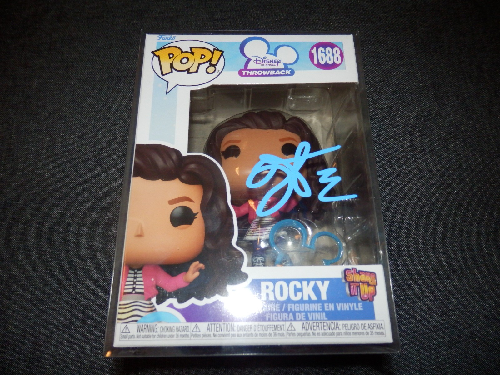 DISNEY THROWBACK SHAKE IT UP- ROCKY FUNKO POP #1688 SIGNED BY ZENDAYA W/COA