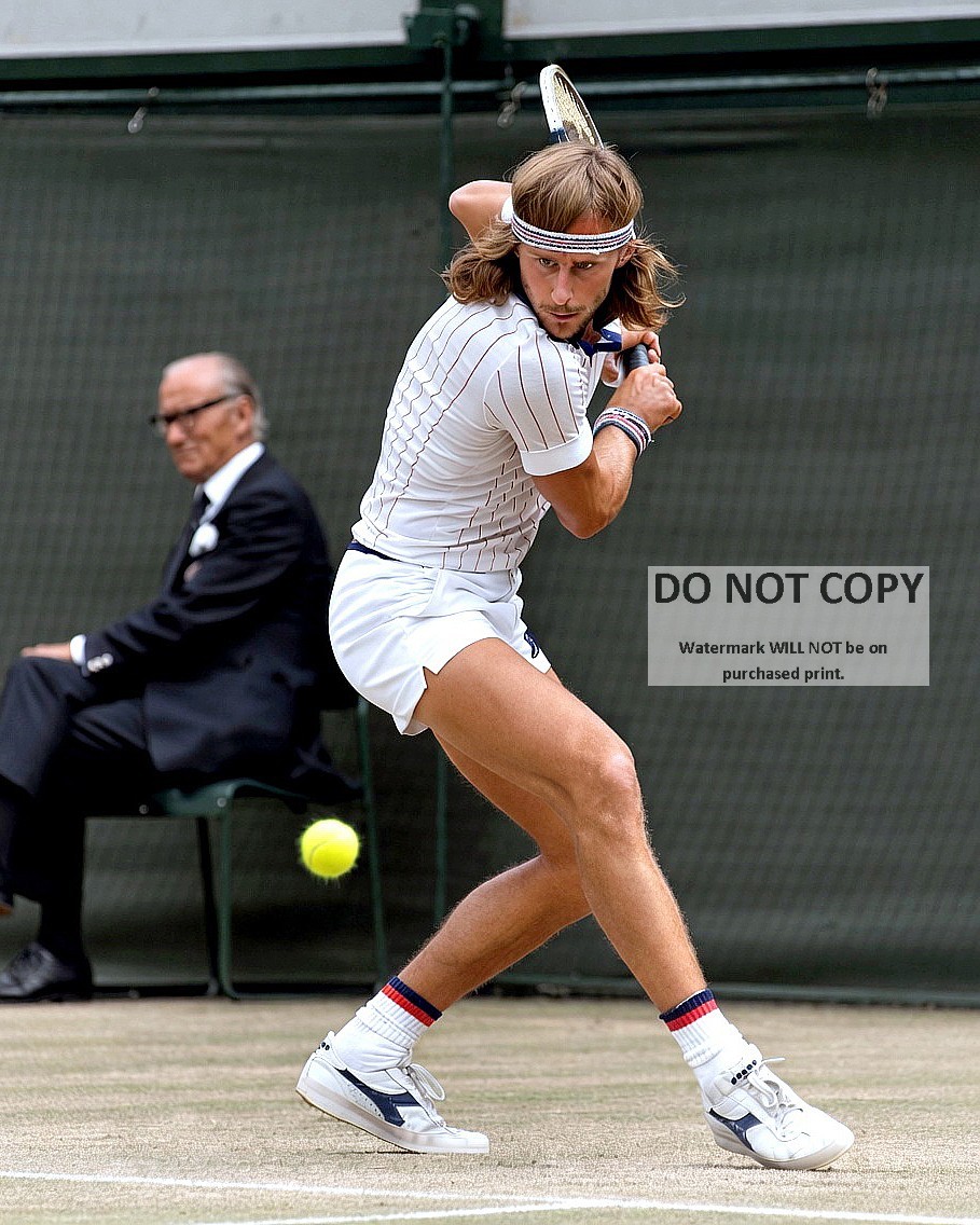 BJORN BORG TENNIS LEGEND - 8X10 SPORTS PHOTO (RT-266)