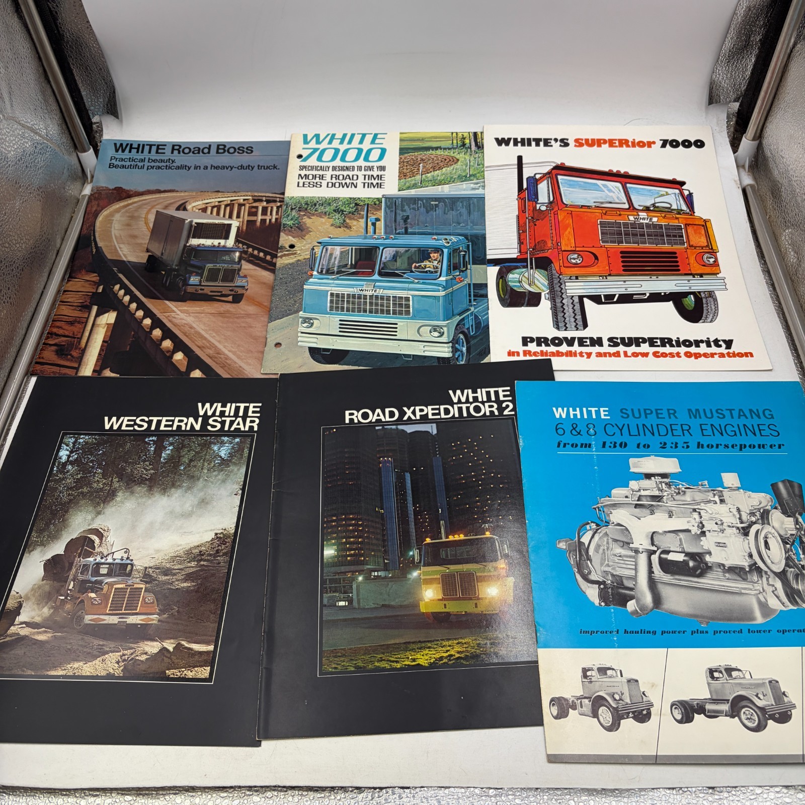 White Truck Sales Brochure Lot 6 Western Star Road Boss Xpeditor 2 7000 Mustang
