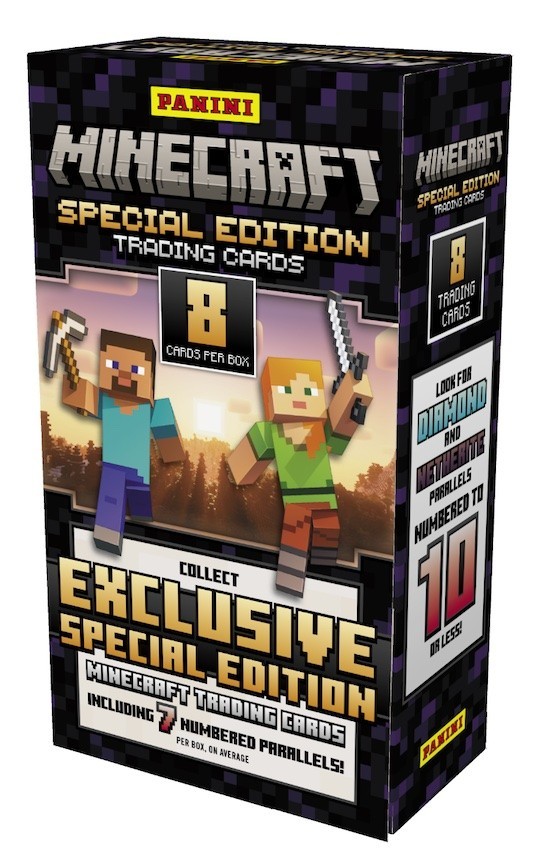 2025 Panini Minecraft Special Edition Trading Cards Factory Sealed Hobby Box