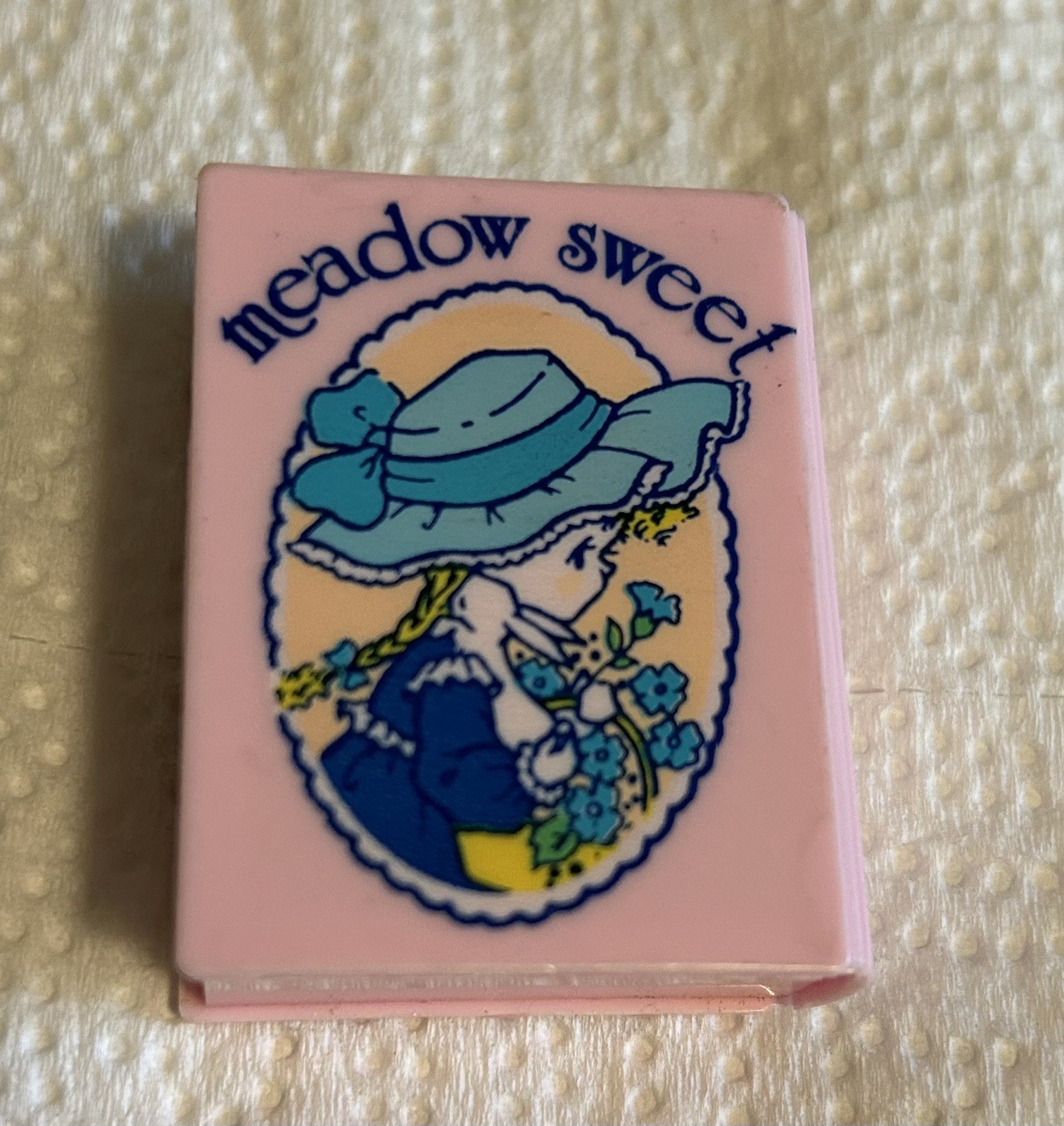 Rare 1976 Vintage Japan Sanrio Meadow Sweet Eraser with Case, New
