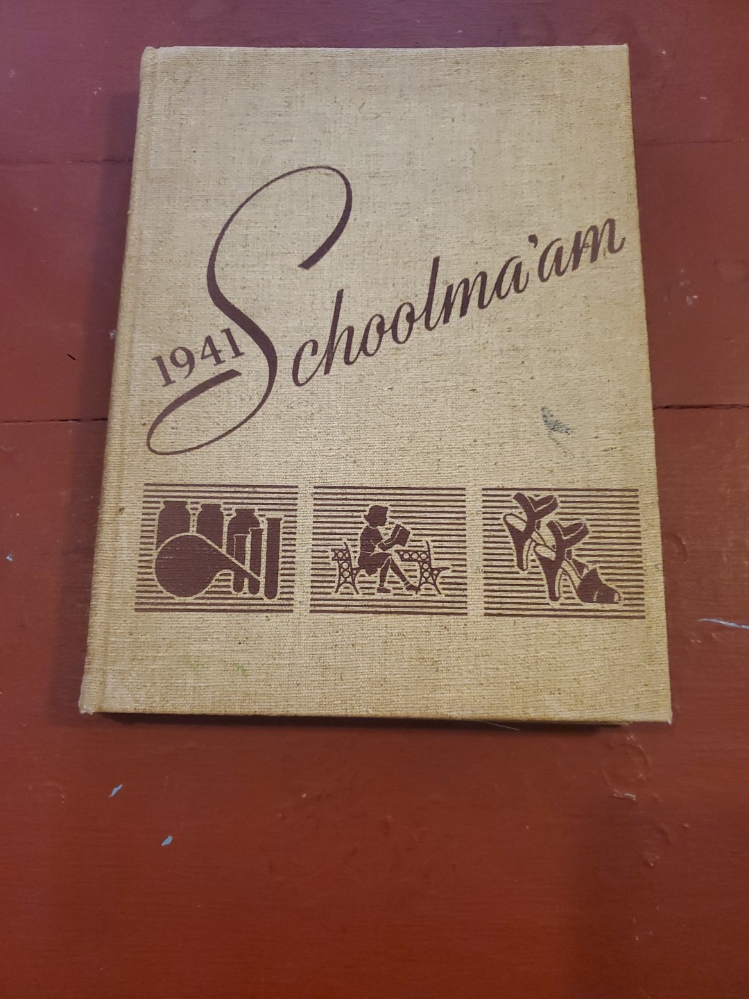 Vintage 1941 Madison College Harrisburg Virginia Yearbook \