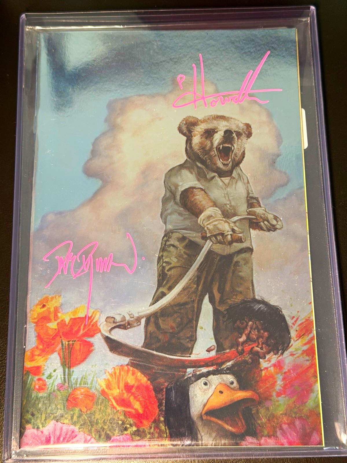 Beneath the Trees Where Nobody Sees #1 Foil Variant Signed Dorman, Horvath w/COA