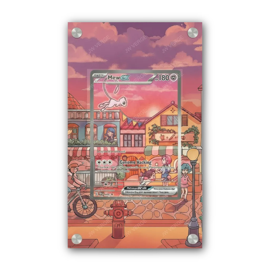 Mew EX 053 - Exclusive Pokémon Extended Artwork Display Case