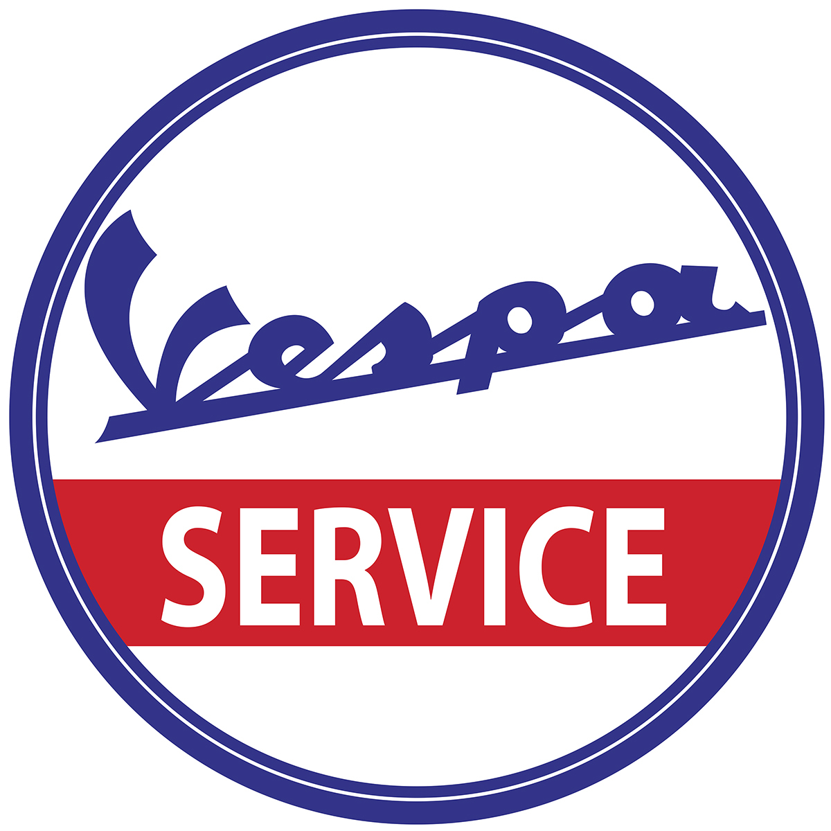 Vespa Service Ad Square High Quality Fridge Magnet Metal 3x4 9347