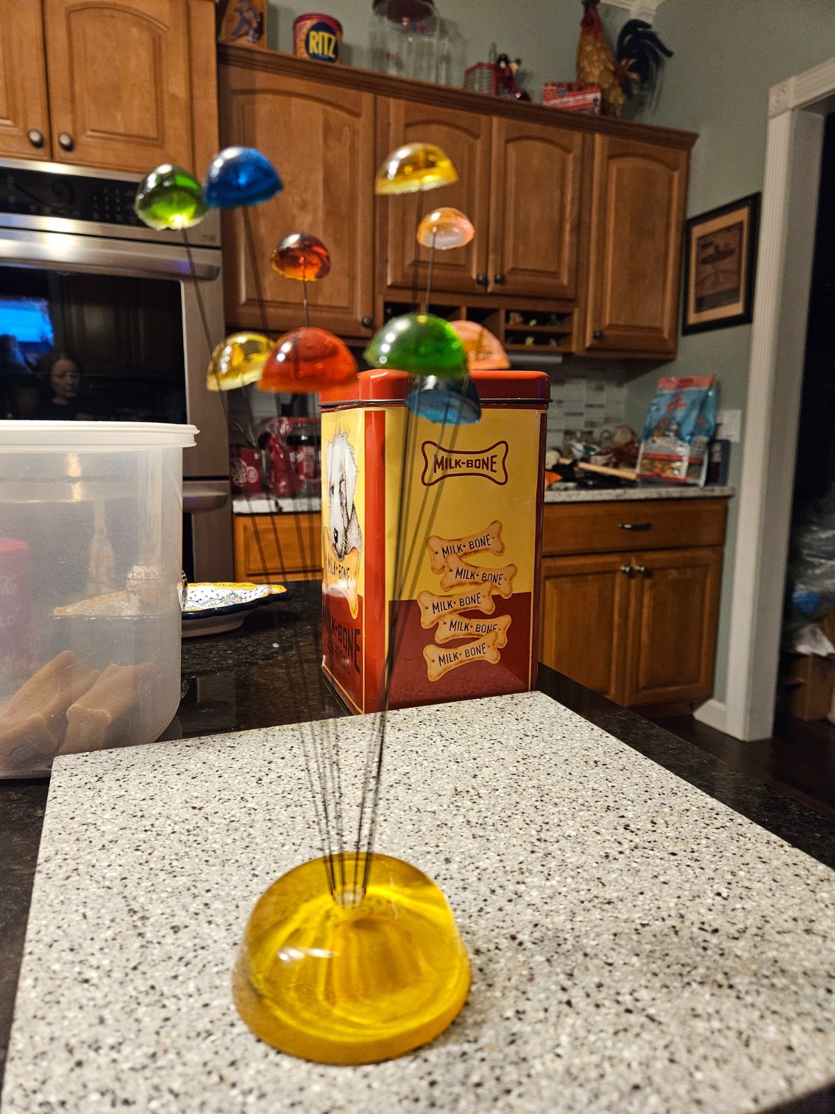Vintage Lucite Atomic Mushroom Kinetic Sculpture 60\'s Original Pop Art Acrylic