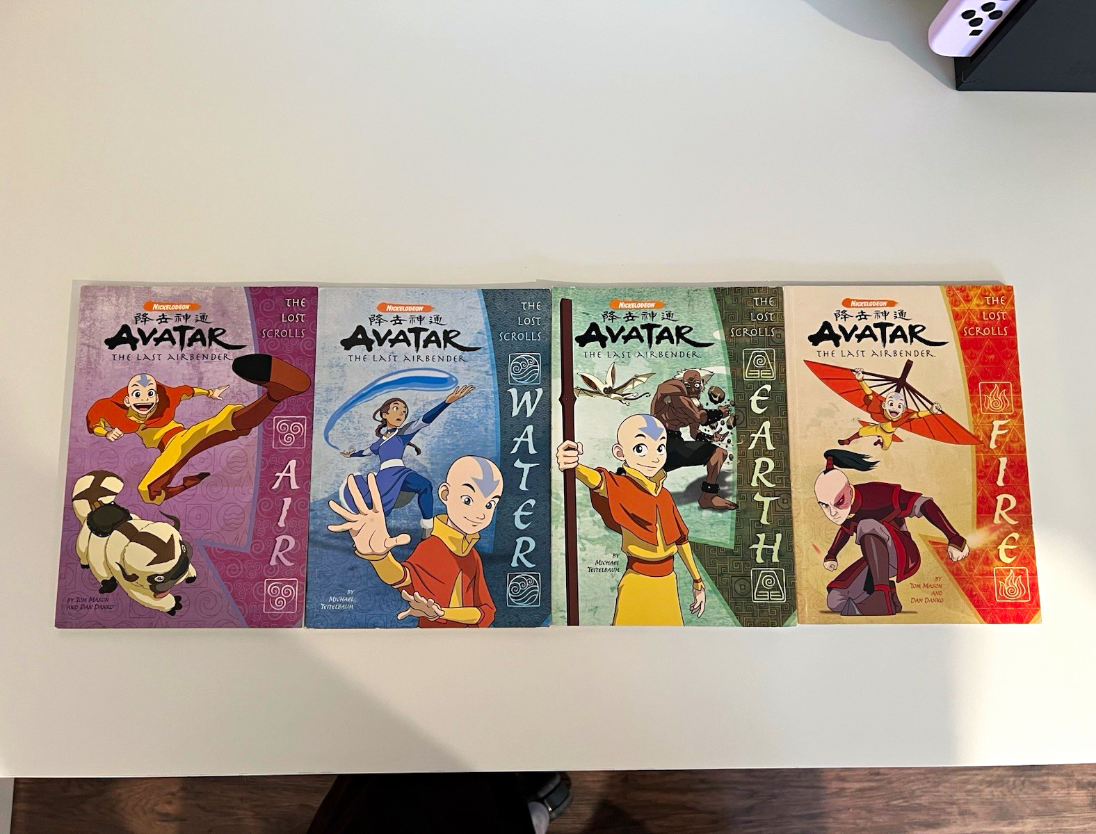 Avatar the Last Airbender The Lost Scrolls 4 book collection