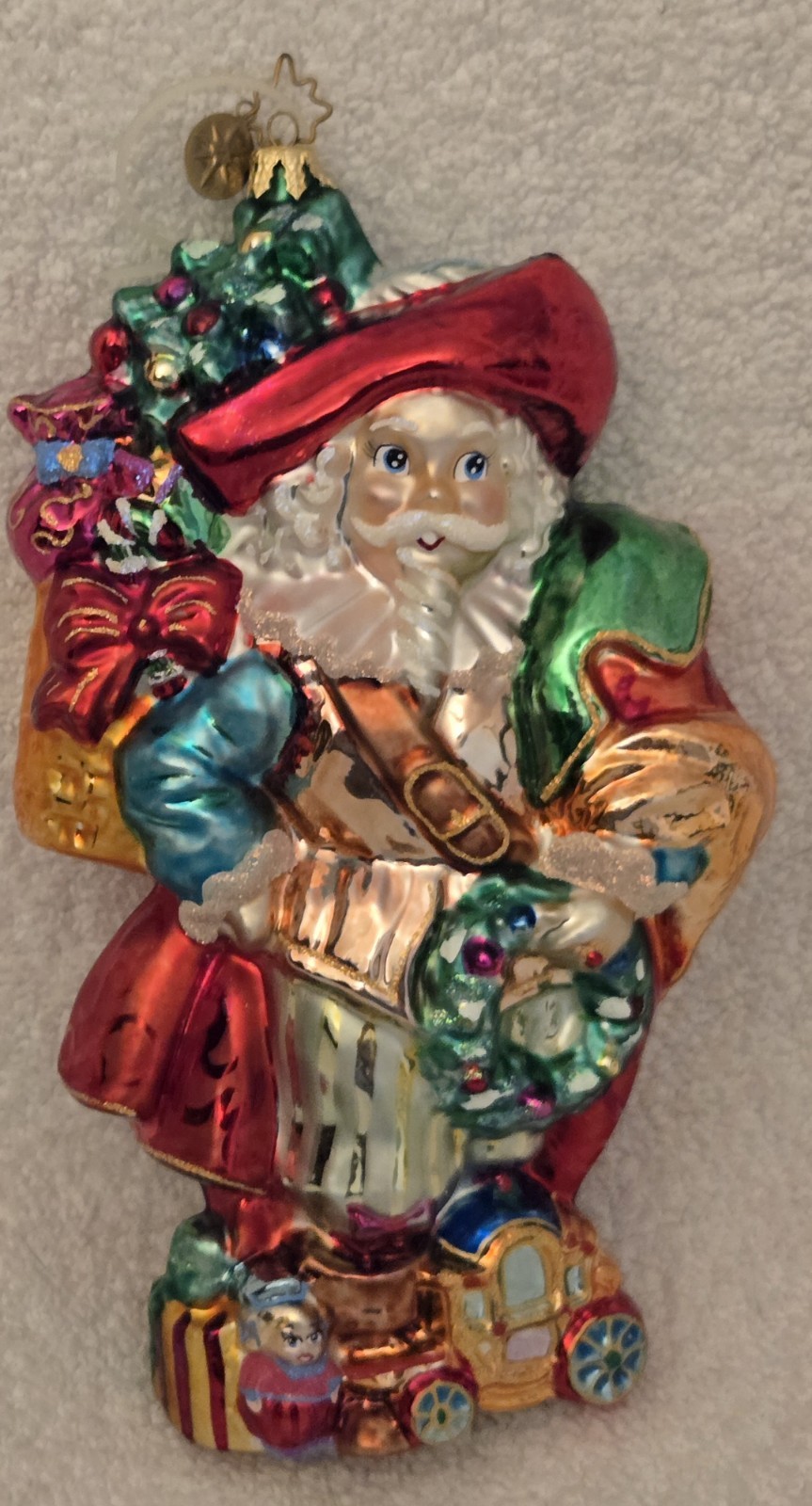 CHRISTOPHER RADKO CHRISTMAS KNIGHT SANTA THROUGH THE CENTURIES ORNAMENT - NWOT