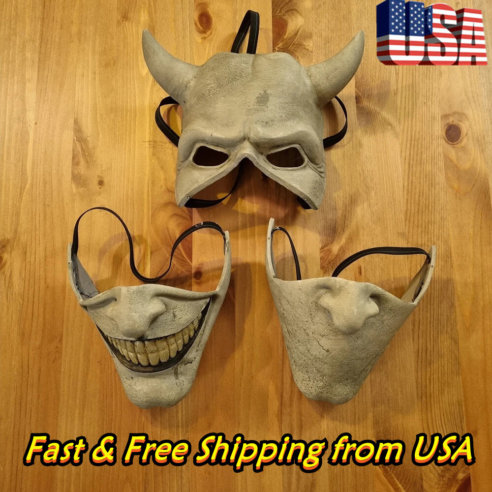 The Black Phone Costume Mask The Grabbe Horror Halloween Cosplay Headgear Props