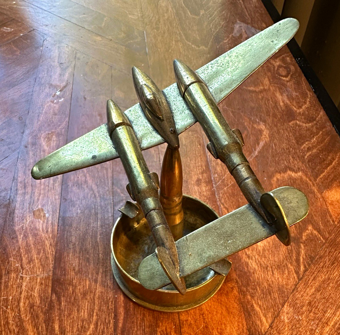 WW2 trench art ashtray Amazing condition