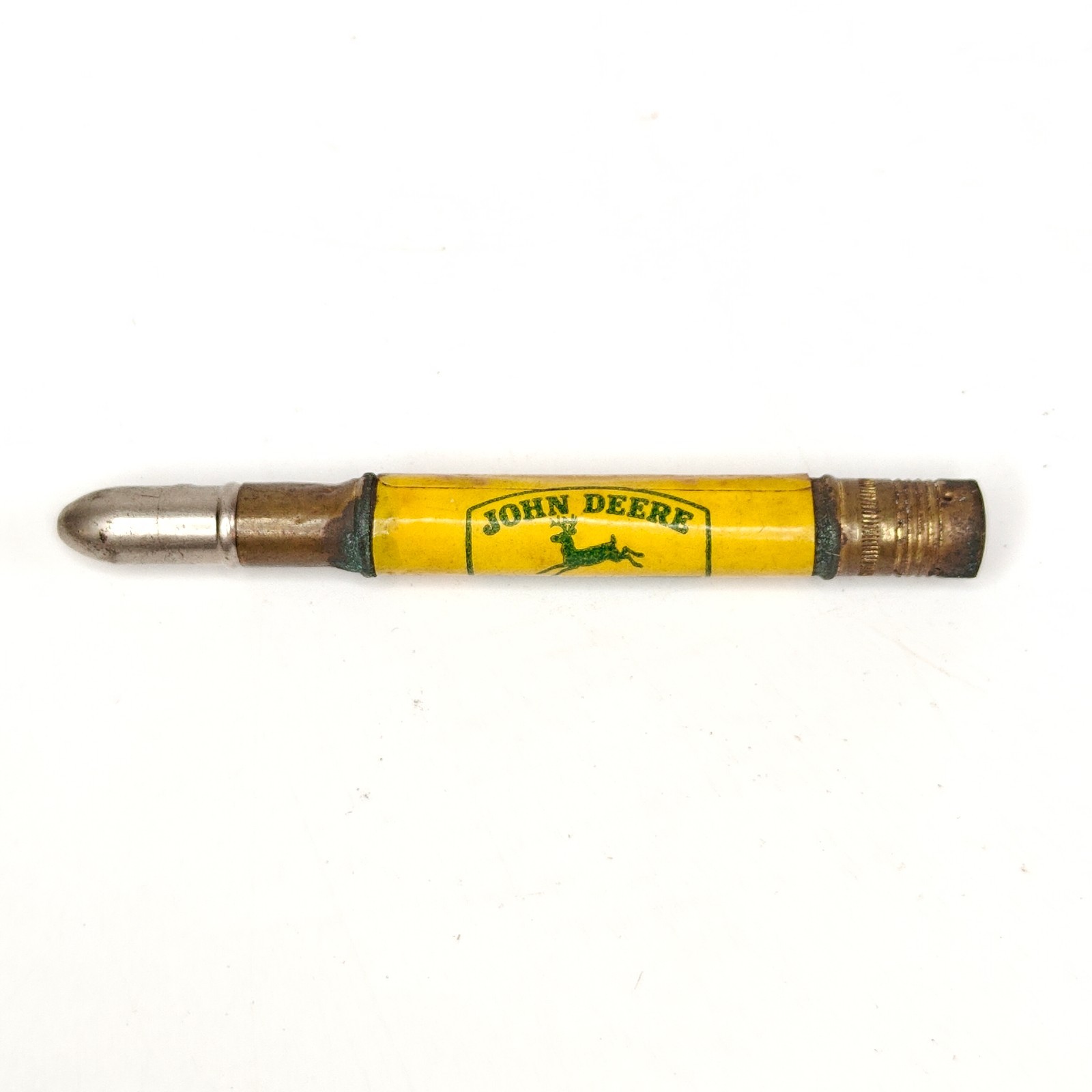 Vintage Bullet Pencil John Deere Farm Equipment Paul Genin Co. Belleville WI Vintage Bullet Pencil John Deere Farm Equipment Paul Genin Co. Belleville WI