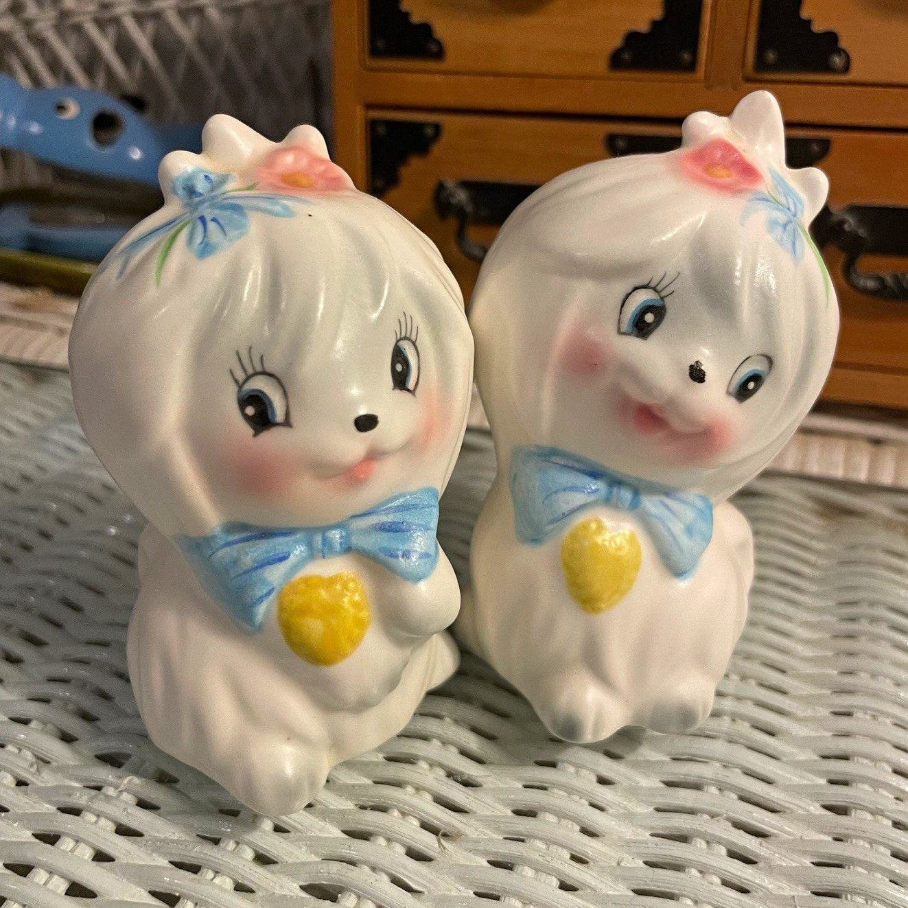 Lefton Mr Toodles Salt & Pepper Shakers Set 3234 3235