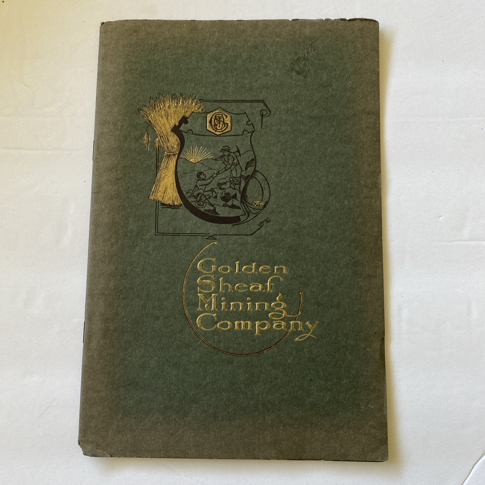 Antique Golden Sheaf Mining Company Prospectus Brochure Ephemera Gold Rush