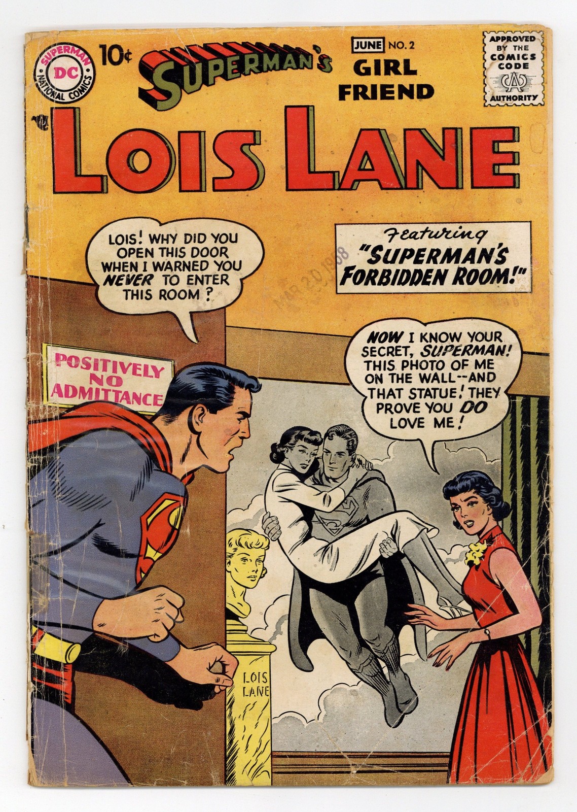 Superman's Girlfriend Lois Lane #2 FR 1.0 1958