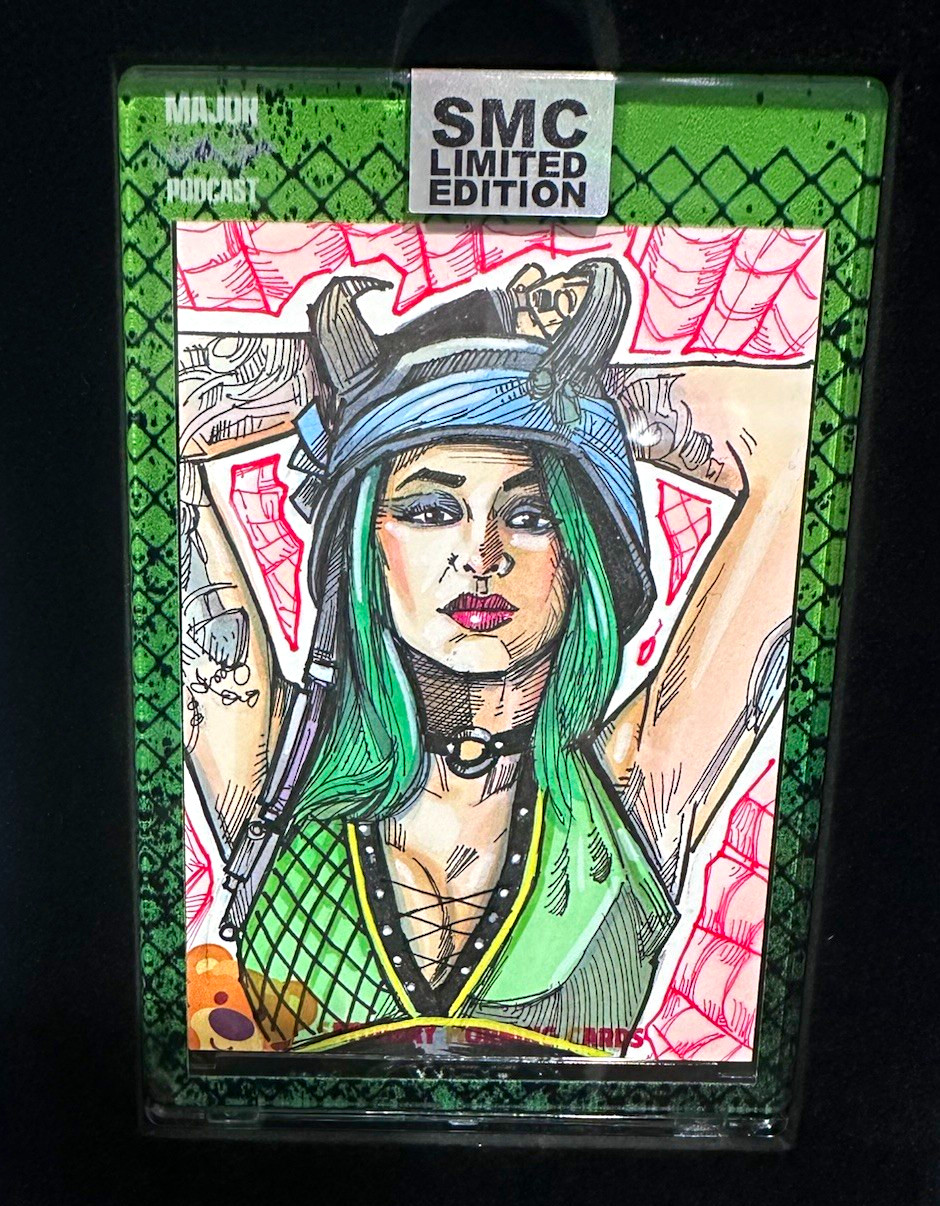 2026 Saturday Morning Cards Shotzi Blackheart HAND-DRAWN Sketch Card True 1/1