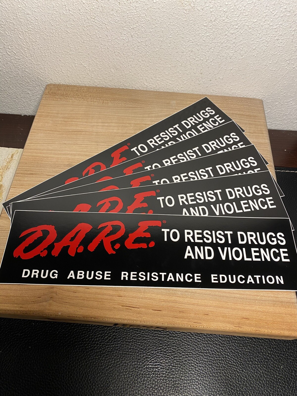 Vintage DARE Bumper Sticker