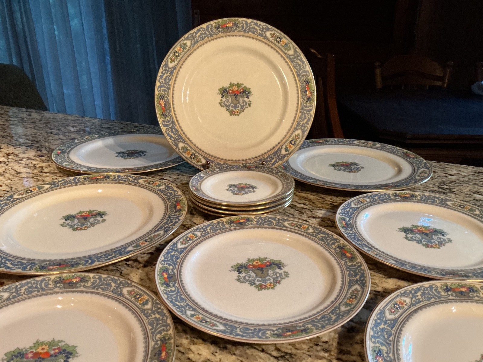 Lenox Autumn Dinner Salad Bread Set