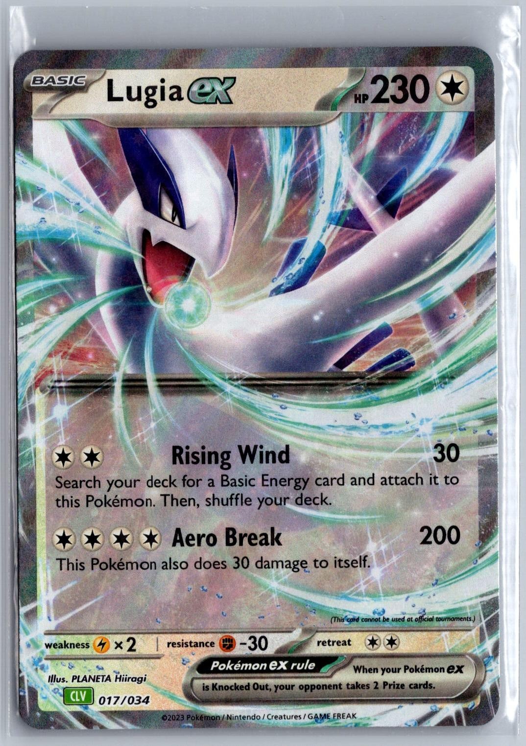 Lugia ex 017/034 Holo NM
