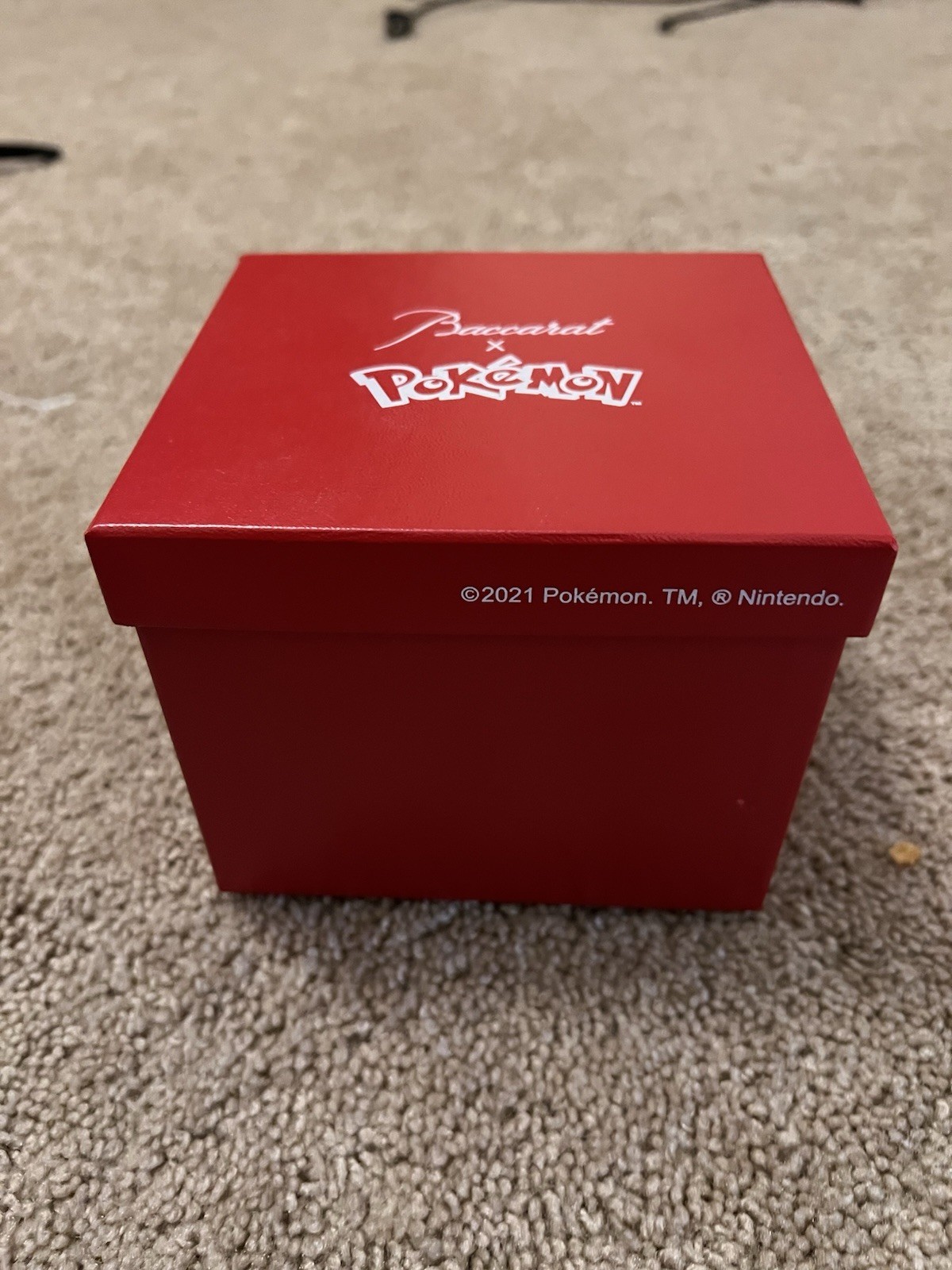 Baccarat x Pokémon Crystal Poké Ball 25th Anniversary 2021 Complete Box COA