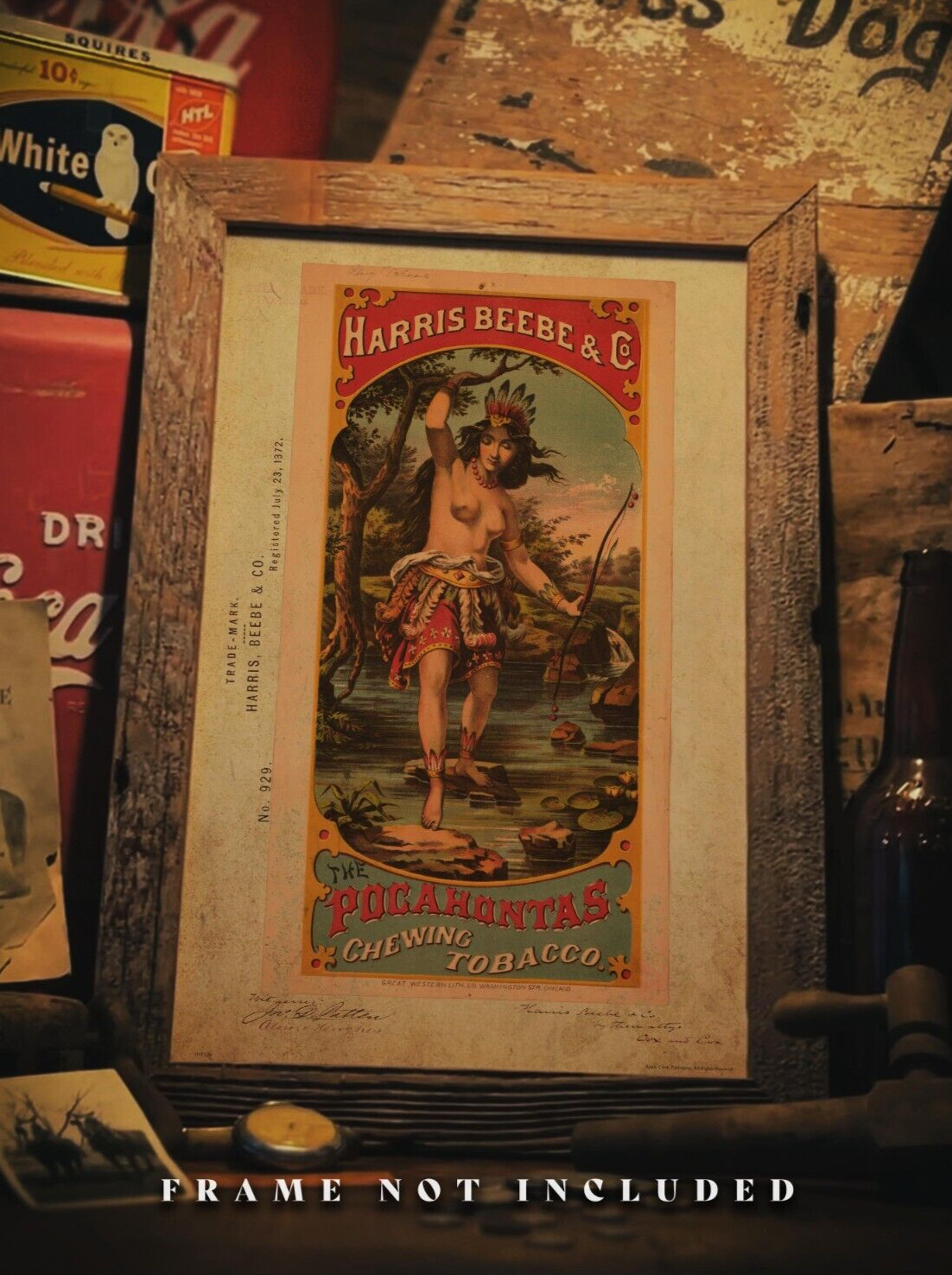 Vintage Smoking Tobacco Advertising Poster Art Print 11X17 Cigar Shop Wall Decor