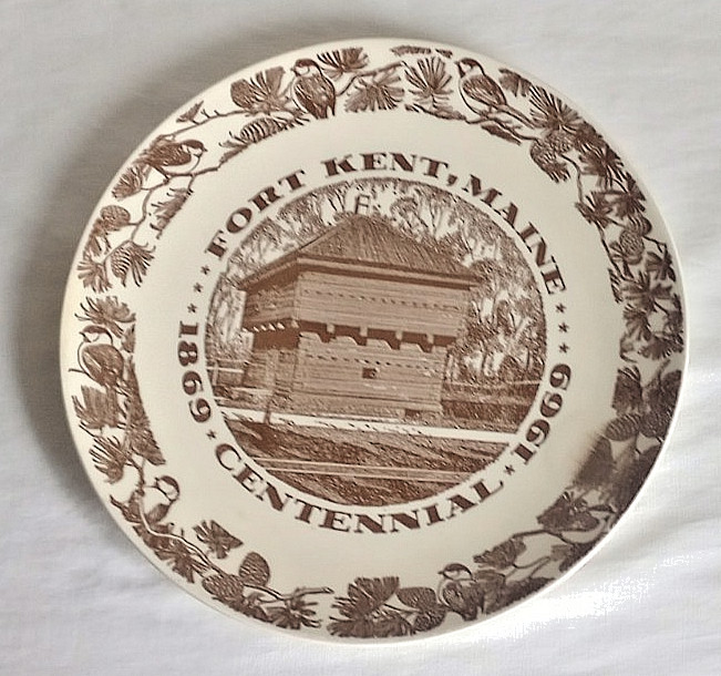 Vintage Fort Kent, Maine 1969 Centennial Collectible Plate 9