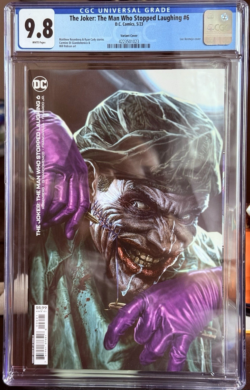 The Joker: The Man Who Stopped Laughing #6, CGC 9.8, D.C. Comics (2023)