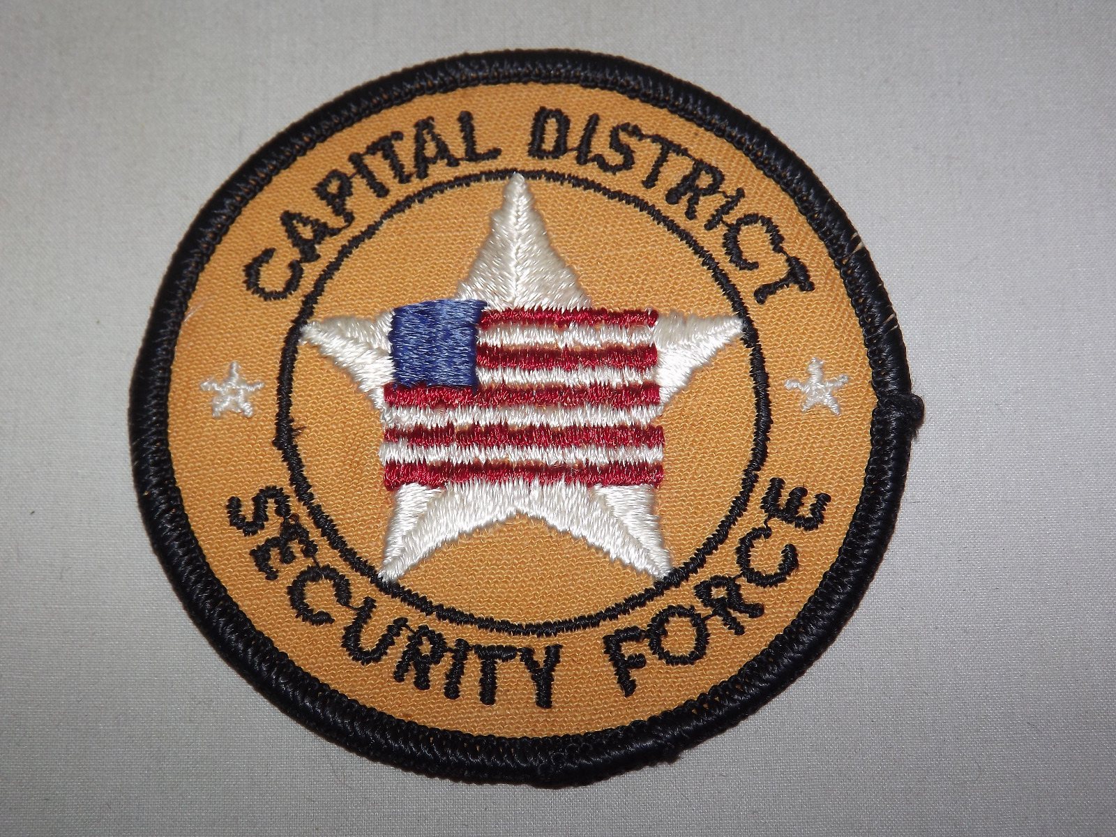 VINTAGE POLICE COPS  PATCH NEW YORK CAPITAL DISTRICT SECURITY FORCE
