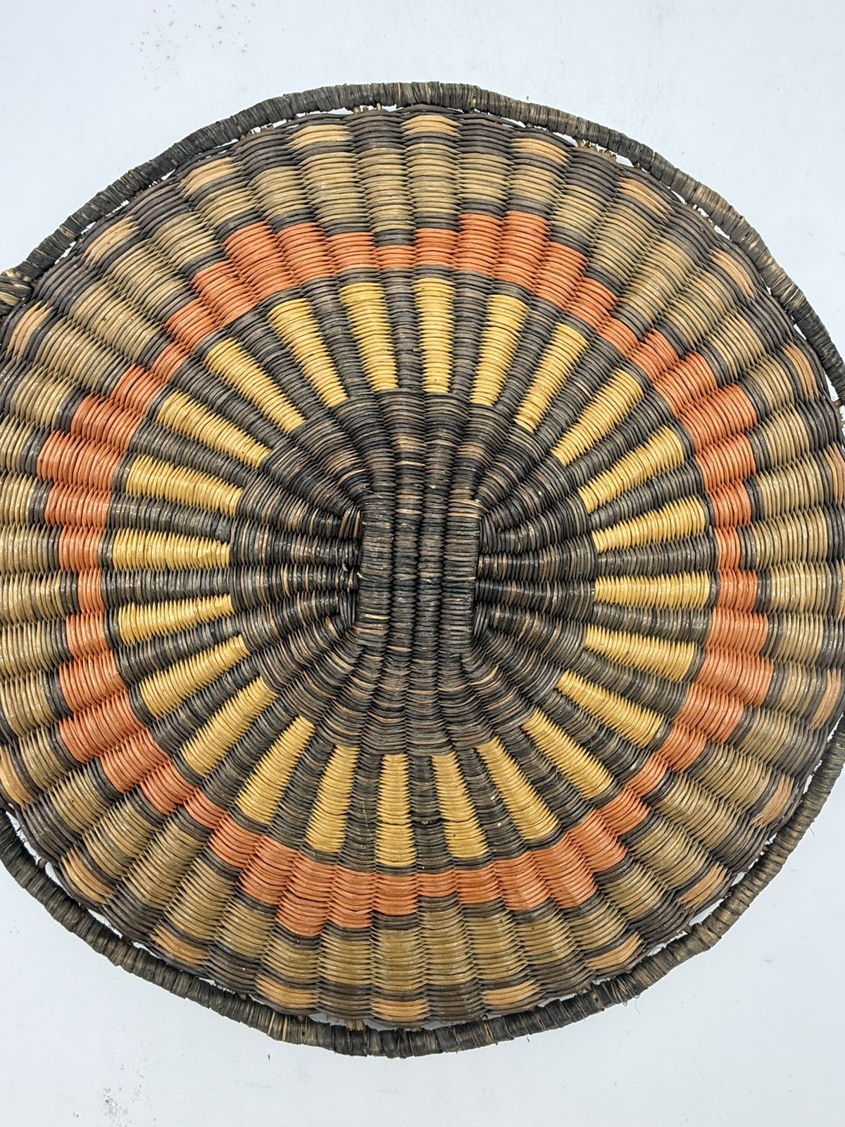 Old Hopi Wicker Basket 12” Diameter 