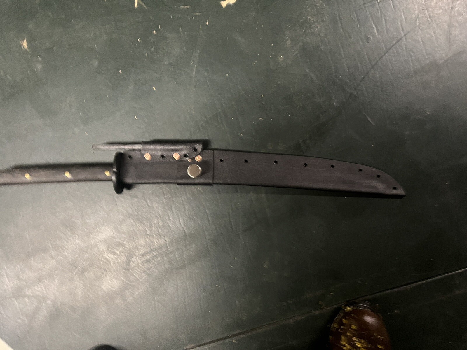 Scabbard Saya for Condor Tactana Ninja sword With Throwing Knife On Scabbard