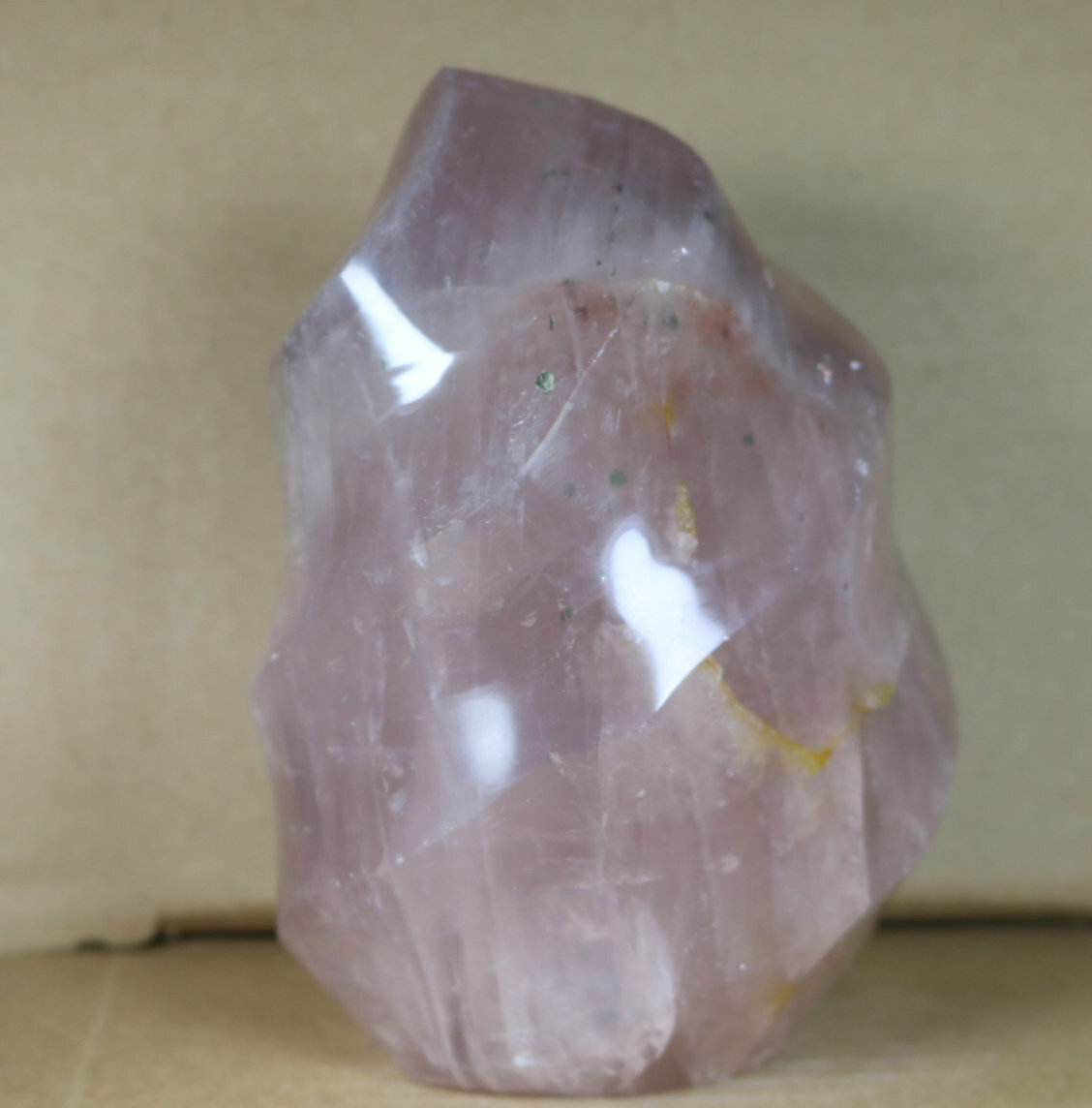 2.81lb Amazing Natural Pink Rose Quartz Crystal Freeform Reiki Statue Madagascar
