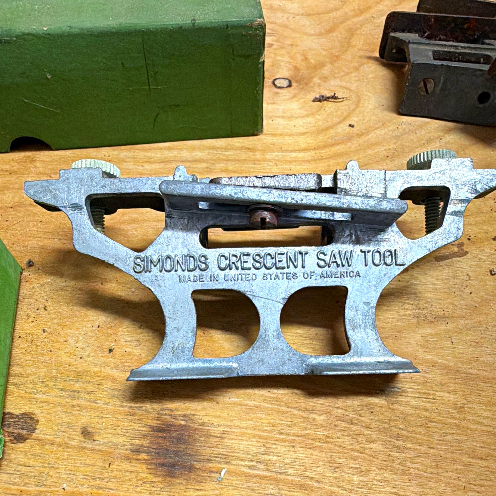 Simonds Crescent Saw Tool Set No. 340 w/ Box & Instruction Sheet