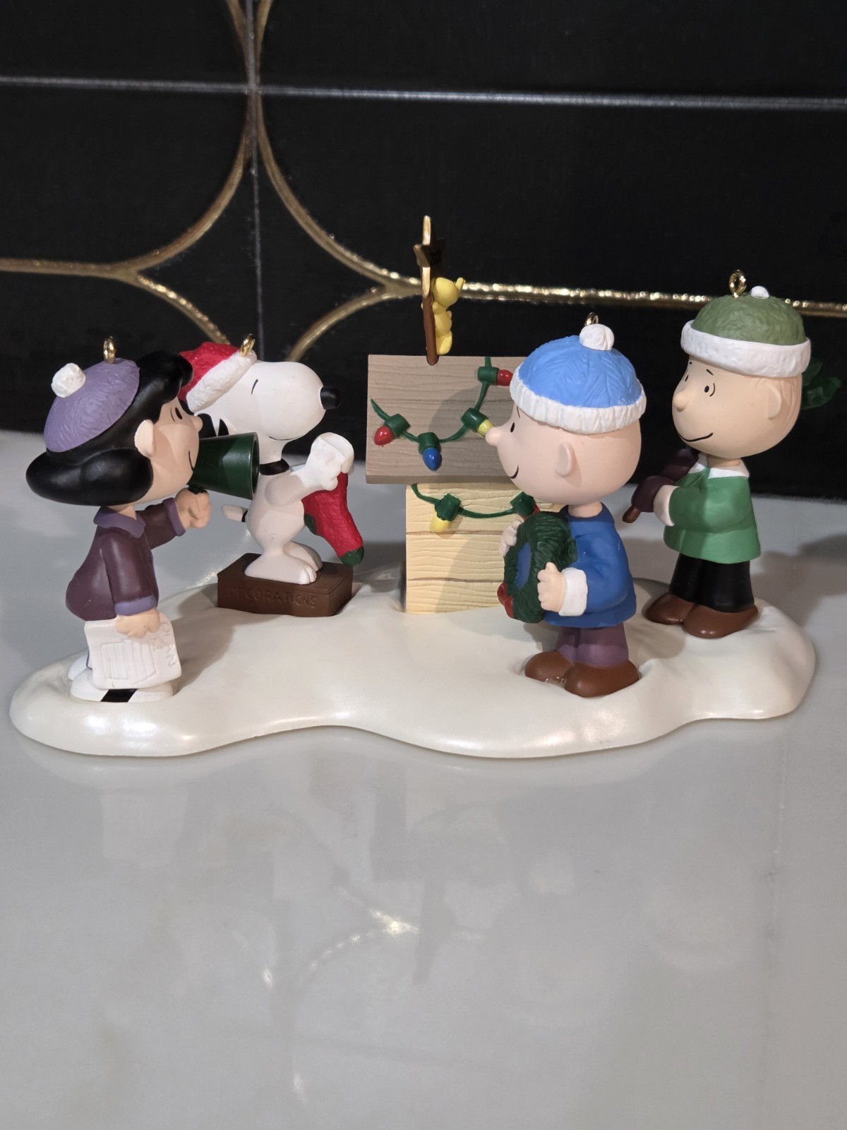 Set of 5 Hallmark Peanuts 50th Celebration Christmas Ornaments
