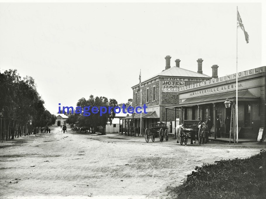Hamley Bridge, S A - Main Street seen here in 1906