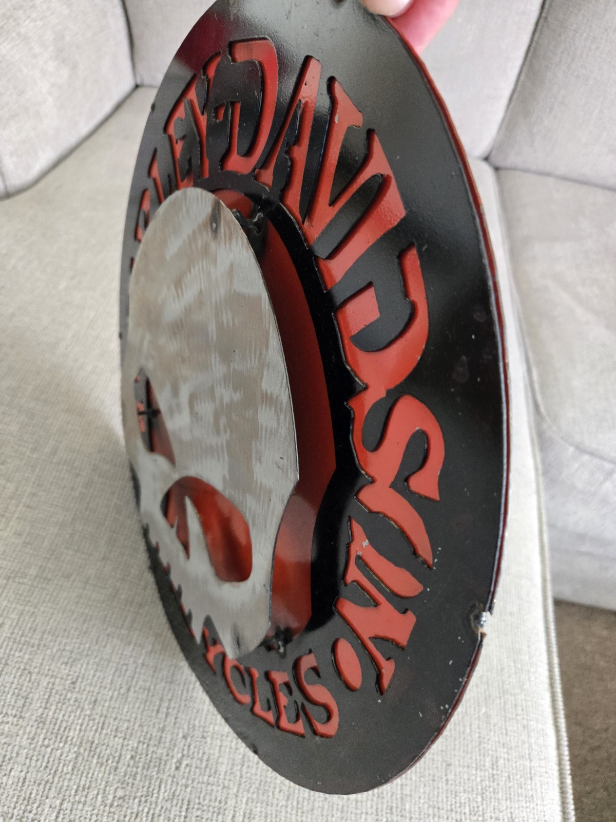 Harley Davidson metal sign garage / Man Cave Etc\