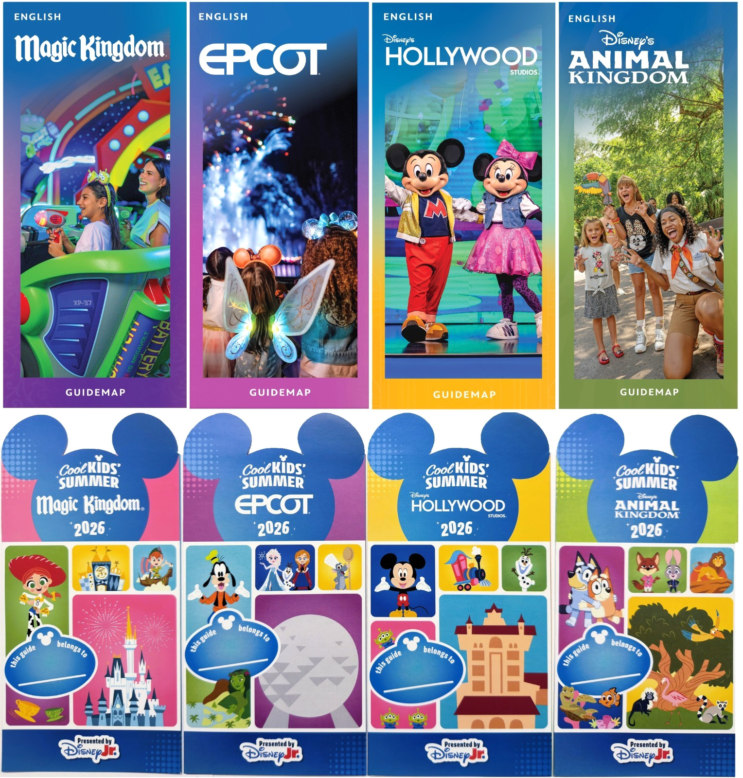 2026 Disney World Theme Park Guide Maps 8 Cool Kids Summer Magic Kingdom EPCOT