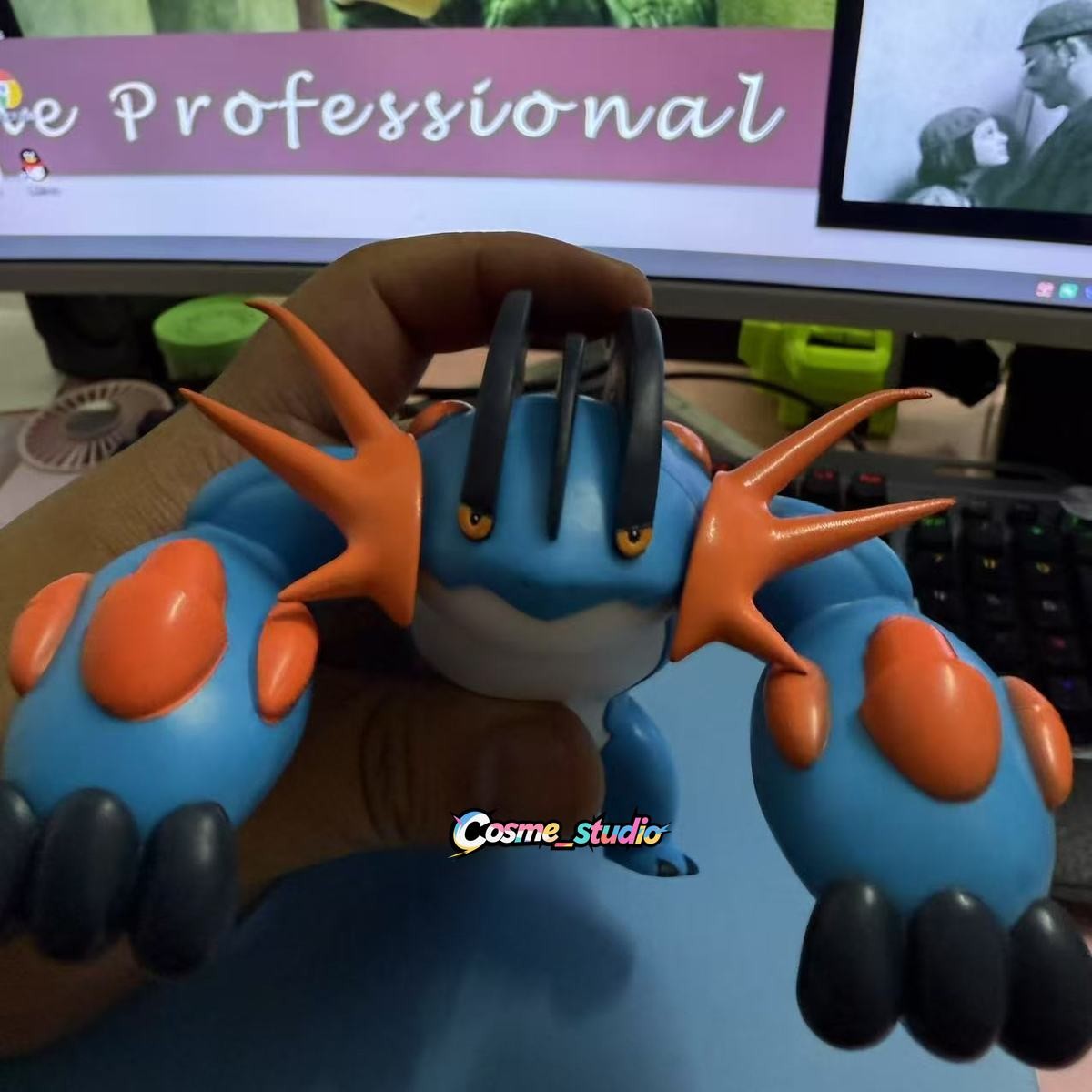 Mega Swampert Laglarge Poke Pose Figure Model 12CM