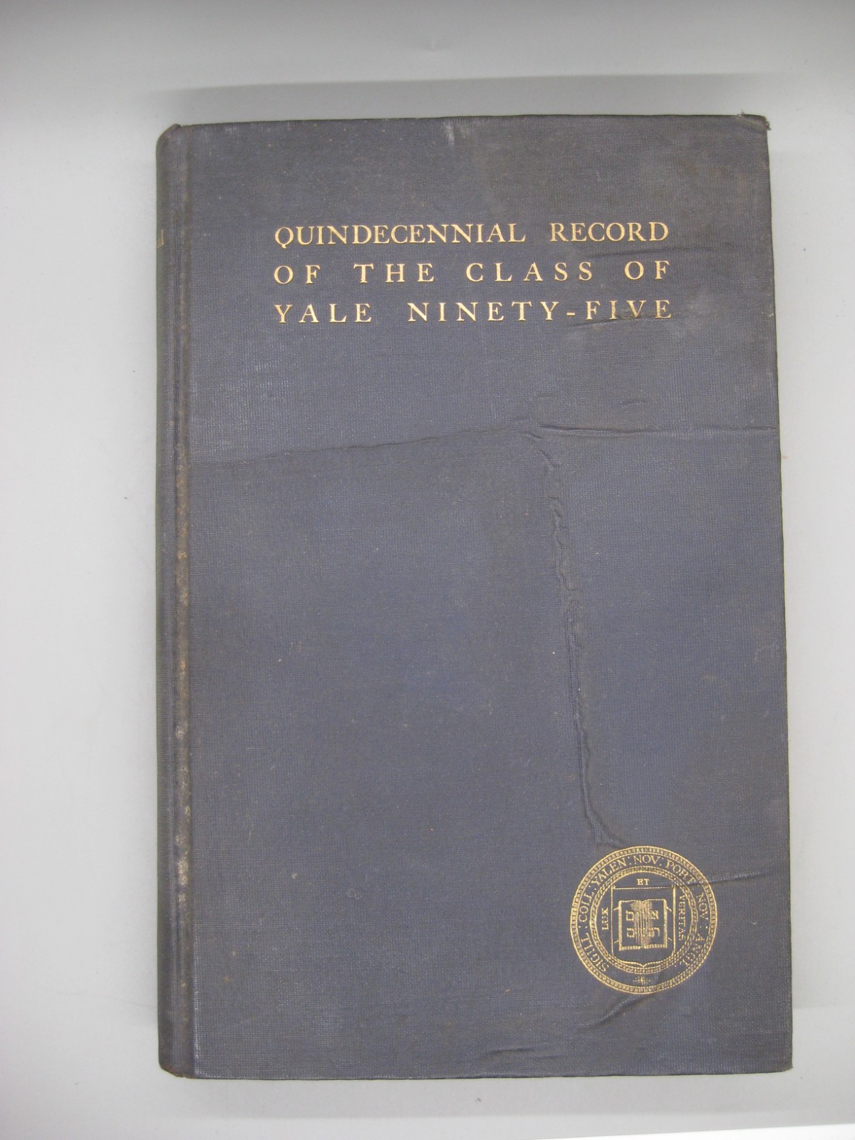 Antique Quindecennial Record of The Class of Yale University 1895 Book Yearbook
