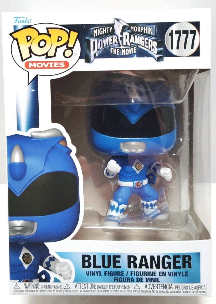 Funko Pop Blue Ranger #1777 Mighty Morphin Power Rangers The Movie NIB New