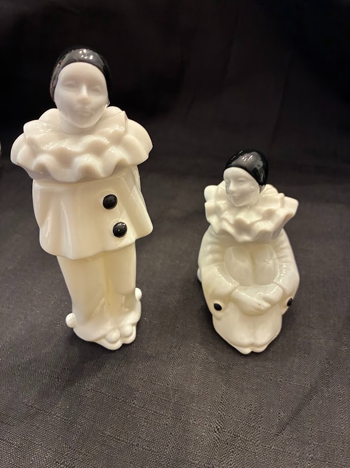 Set Of Vintage Avon  Perriot Clown Perfume Bottles-full