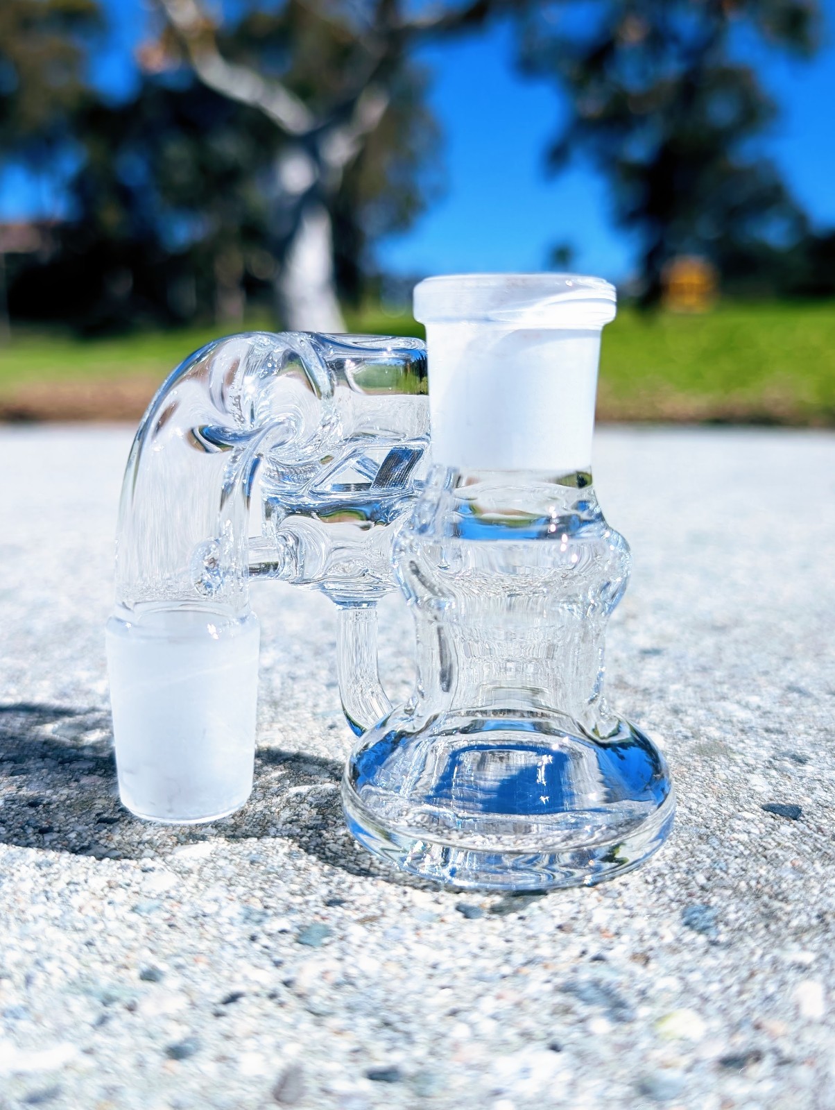 Turbine Perc 18mm 90° Premium Dry Ash Catcher Tobacco Water Pipe Bong Bubbler