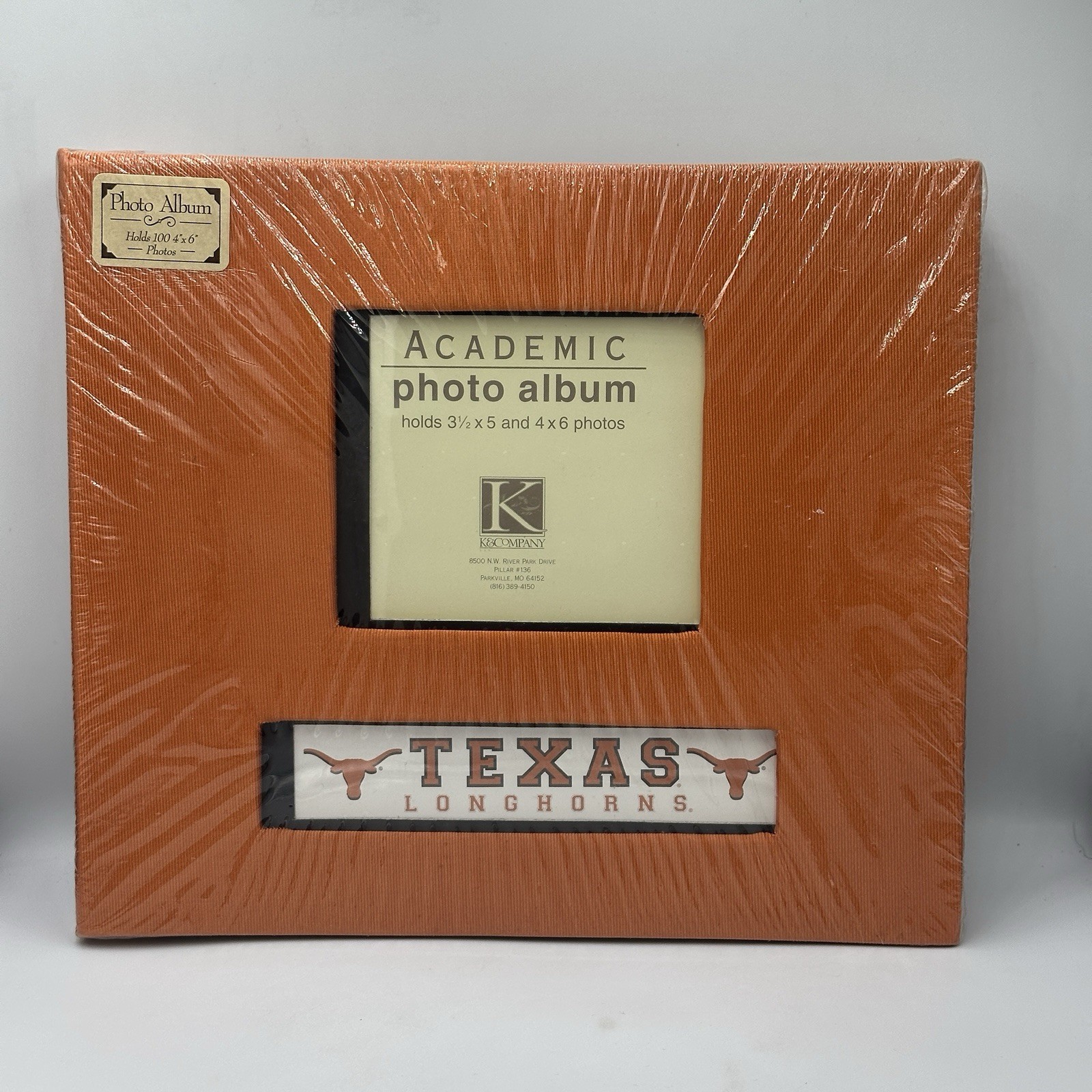 Texas Longhorns Academic Photo Album/Book by K&Company BRAND NEW/New Old Stock