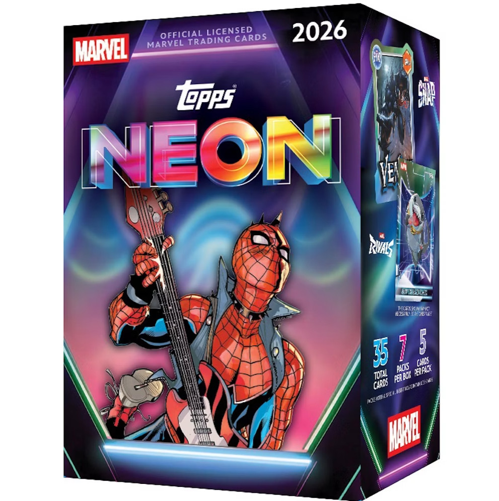 2026 Topps Neon Marvel Value Blaster Box PRESALE SEALED NEW