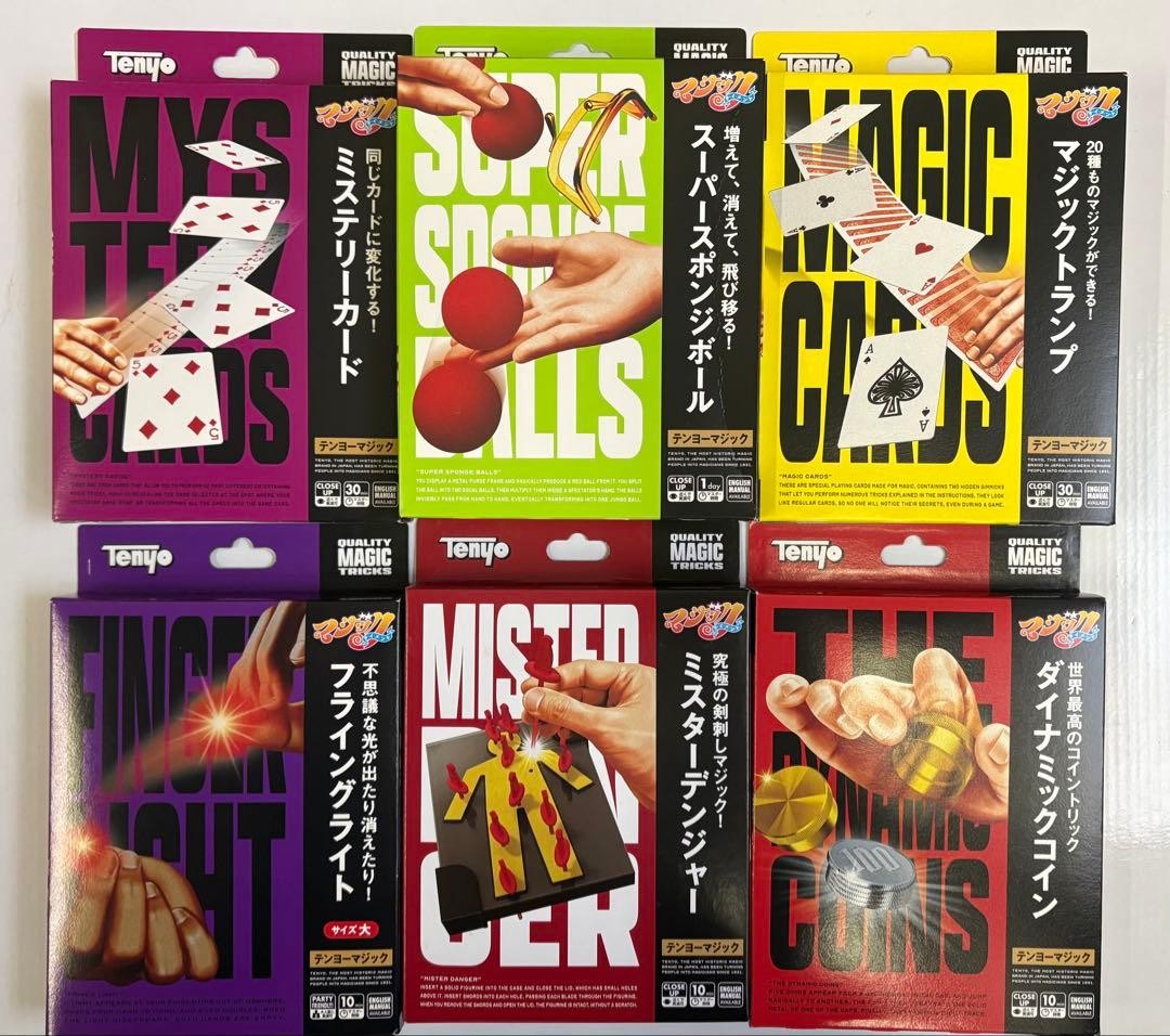 Tenyo Magic Trick Set Close Up Party Friendly English Manual Collectible13+ H790 Tenyo Magic Trick Set Close Up Party Friendly English Manual Collectible13+ H790