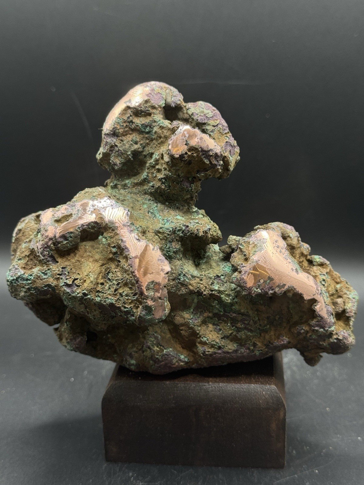 3.5 lb Michigan Native Float Copper Specimen – Windowed Natural Patina