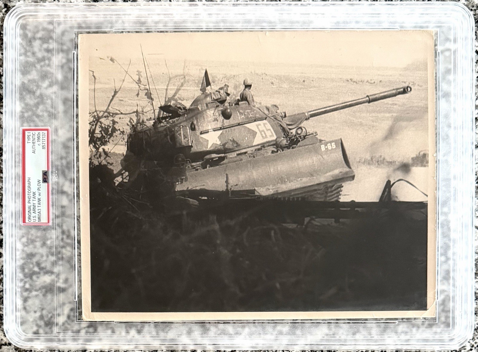 1960’s Vietnam War “Hidden Solider Beneath M48A3 Tank