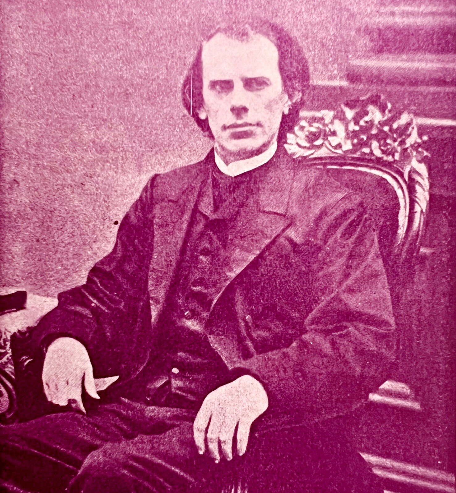 Dr Talmage Author Only Know Photo 1888 Victorian Religious Print Rare DWT4A