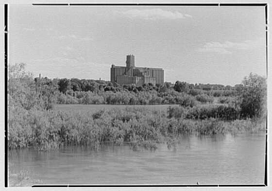 Shakopee Minnesota Rahr Malting Co 1900s Distant View Riverfront Mill